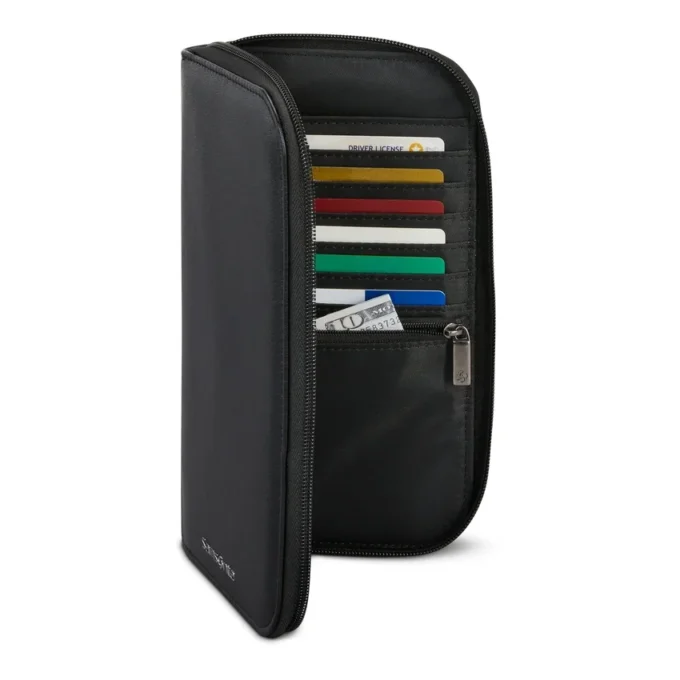 RFID fermuarlı seyahat cüzdanı RFID fermuarlı seyahat cüzdanı