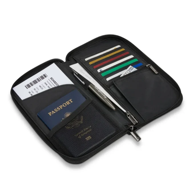 RFID fermuarlı seyahat cüzdanı RFID fermuarlı seyahat cüzdanı